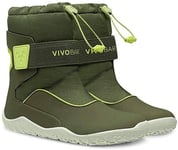 VIVOBAREFOOT VIVO YETI JUNIOR OLIVE BRANCH BOOTS SIZE EU 36 / UK 3.5 / 23.5CM