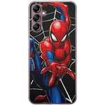 ERT GROUP Coque de téléphone Portable pour Samsung A14 4G/5G Original et sous Licence Officielle Marvel Motif Spider Man 039 Parfaitement adapté à la Forme du téléphone Portable, Coque en TPU