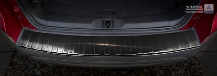 Lastskydd Rostfri Borstad Metall Svart Ford Kuga II 2012-2019