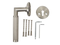Home It® Dörrhandtag Ribbat L-Handtag 19 Mm. Borstat Stål