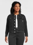 Calvin Klein Jeans Plus Size Regular 90's Denim Jacket - Black, Black, Size 3Xl, Women