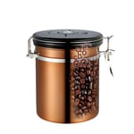 Schramm® kaffeburk 1200 ml i 10 färger med doseringssked Höjd: 12cm Kaffeburkar Kaffeburk av rostfritt stål, färg: brons