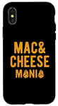 iPhone X/XS Mac & Cheese Mania Yellow Typography Classic Style Case