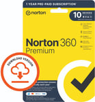 Norton 360 Premium Antivirus 2024 VPN 10 Device 1 Year Same Day Instant Code