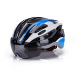 Benkeg Bicycle Helmet - Mountain Cycling Helmet Bicycle Helmet Ultralight Bike Helmet with Goggles Cycling Equipment