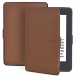 BUHUOJIANGWU E-book protective cover Case For Kindle Paperwhite 1 2 3 2015 2017 5th 6th 7th Generation DP75SDI Smart PU Cover Extra Slim Auto Wake Up Sleep sleep/wake function (Color : Coffee)