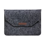 HONGYUE 11.6 inch Universal Fashion Soft Sleeve Bag Case Tablet Laptop Felt Bag for MacBook Air 11.6 inch, Size: 33x22x1cm(Black) (Color : Black)