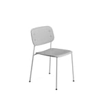 HAY Soft Edge 45 stol soft grey, soft grey stålstativ