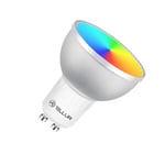 TELLUR Smart LED GU10 Wi-Fi Spotlight Bulb, Smartphone App, Compatible with Amazon Alexa and Google Assistant, 5W, White/Warm/RGB, 460Lumen, Dimmable
