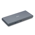 DST-Pro 5K XT, Docking Station USB-C pour Laptop avec Trois écrans (4K) ou Un écran (5K) & Power Delivery 100W