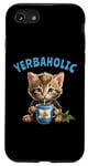 Coque pour iPhone SE (2020) / 7 / 8 Yerba Mate Cat Herbaholic