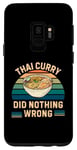 Coque pour Galaxy S9 Curry thaïlandais rétro n'a rien de mal vintage thaïlandais amateur de curry