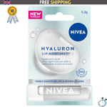 NIVEA Hyaluron Moisture Plus Lip Balm (5.2g), Ultra-Light Lip Balm Stick