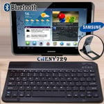 For 10" 12" Samsung Galaxy Tab Tablet Wireless Bluetooth Keyboard + Stand Holder