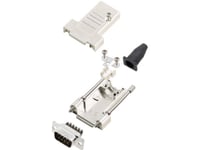 Amphenol L17dtsl09-Rg-Ljs-T+L717de09pst D-Sub Stiftlist Set 180° Polantal: 9 Skruvar 1 St