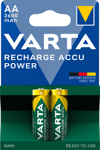 NiMH AA batteri laddbart 1.2V 2600mAh Varta 2-pack