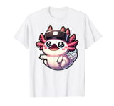 Cute Axolotl Gamer Axolotl Kawaii Axolotl Anime VR Video gam T-Shirt