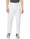 Dickies Men's 874wh casual pants, White (White Wh), 40W 32L UK