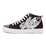 Pokémon Eevee Evolutions High Top - All Black - UK 5 / EU 38 / US Men's 5.5 / US Women's 7