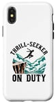 iPhone X/XS Thrill Seeker On Duty Cliff Jumper Cliff Jumping Diving Case
