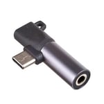 Adaptateur USB Type-C (M)/USB Type-C (F)/Jack 3.5,JL1333