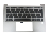 HP - Ersättningstangentbord för bärbar dator - brittisk - med övre skydd - för ProBook 430 G8 Notebook