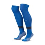 Nike U NK Strike Kh-Wc22 Team Chaussettes, Bleu Roi/Bleu Nuit/Blanc, XS Mixte