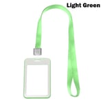 Badge Case Id Card Holder Protective Shell Light Green