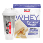 Medi-Evil Nutrition Whey Protein Powder with Isolate White Chocolate 600g Bag