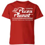 Toy Story x Pizza Planet Crew Kids' T-Shirt - Red - 5-6 Years