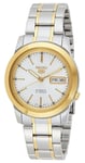 Seiko SNKE54K1 5 '7S26' Day/Date Automatic (44mm) White Dial Watch