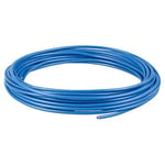 as - Schwabe Connection Cable 5 m - Cable H07V-K 6.0 mm² - Fine Stranded Copper Conductor with Plastic Insulation - For Wiring Sockets and Lights - Blue - Made in EU I 30045