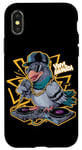 iPhone X/XS Hip Hop Pigeon DJ With Cool Sunglasses and Headphones Case