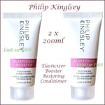 Philip Kingsley Elasticizer Booster Restoring Conditioner 20ml x2 NEW