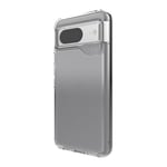 ZAGG Crystal Palace Google Pixel 8 Case - Transparent Finish with Graphene Enhanced Impact Protection, Eco-Friendly with 78% Recycled Content, Wireless Charging Compatible Phone Case, Clear
