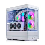 AWD-IT Y40 Snow White Ryzen 5 7600 RTX 4070 SUPER 12GB Desktop PC for Gaming