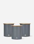 Swan Nordic Set of 3 Canisters Grey