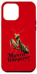 Coque pour iPhone 15 Pro Max Mante religieuse rétro Nature Lovers Mantis Whisperer