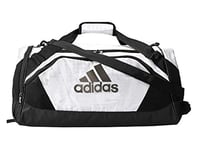 adidas Team Issue 2 Medium Duffel Bag, One Size, White, One Size, Team Issue 2 Medium Duffel Bag