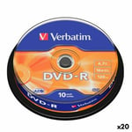DVD-R Verbatim 4,7 GB 16x (20 enheder)