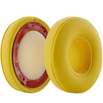 Geekria Replacement Ear Pads for Beats Solo 3 Wireless Headphones (Club Yellow)