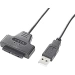 Renkforce - usb 2.0 Câble adaptateur [1x usb 2.0 type a mâle - 1x Micro-SATA mâle 7+9 pôles]