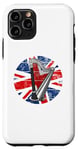 iPhone 11 Pro Harp UK Flag Harpist String Player British Musician Case