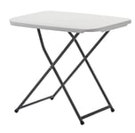 KG KITGARDEN Pliable KitGarden-Table personnelle Pliante multifonctionnelle Blanche, Folding, Plastique Métal, Blanc