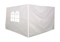 Rideau pour tonnelle Suhali 3 x 3m blanc