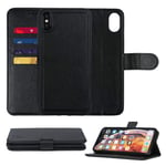 Gorilla Tech 2-in-1 Detachable Wallet Case iPhone 11 Pro Max Flip Cover Black - Premium Leather 2 in 1 Folio Book Magnetic for the Original Apple iPhones