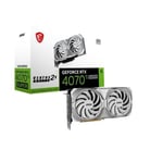 MSI Carte graphique NVIDIA GeForce RTX 4070 Ti SUPER 16G VENTUS 2X WHITE