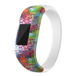 Garmin Vivofit JR pattern printing watch band - Size: L - Colorful Painting