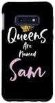 Galaxy S10e Sam Name Queen Personalized Women Girl Cute Pink Samantha Case