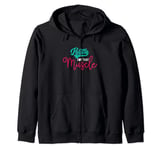 Hustle for That Muscle Motivation Gym Fitness Weightlifting Zip Hoodie